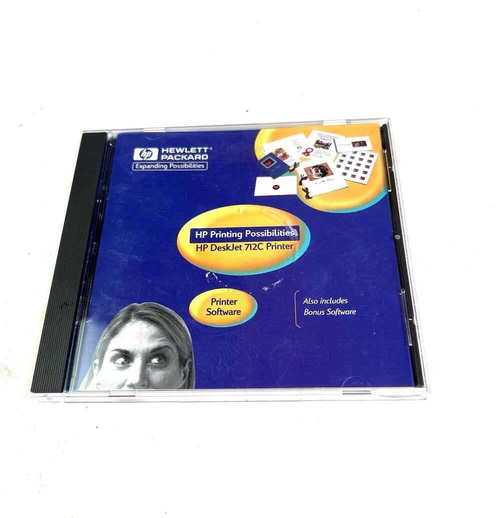 HP DeskJet 697C Printer Software CD- ROM (1998 Hewlett Packard)